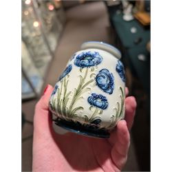 William Moorcroft for James Macintyre & Co Florian Ware vase in Poppy pattern, with painted and printed mark beneath, H10cm 