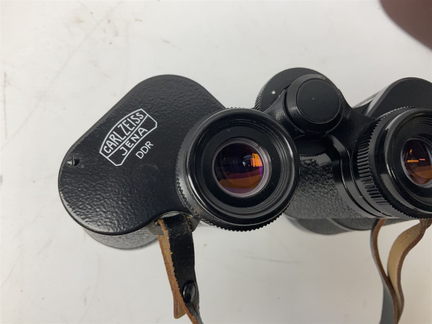 Three pairs of Carl Zeiss Jena binoculars, Jenoptem 10x50W, Jenoptem 8x30W and Jenoptem 10x50, all cased (3)