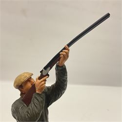 Four Country Artists figures, comprising Shooting figure group by K.Sherwin, Gun dog figure group, First Brace - Labrador and First Brace - Springer, largest H35cm 