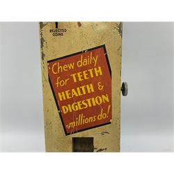 Wrigley`s chewing gum vending machine, H74cm, W16cm