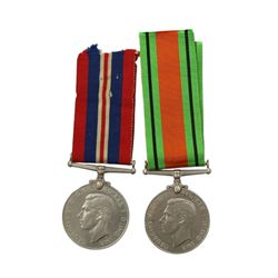 WWII British medals, comprising War medal, Defence medal, 1939-1945 Star, Burma Star, France and Germany Star, Italy Star and Africa Star 1st Army