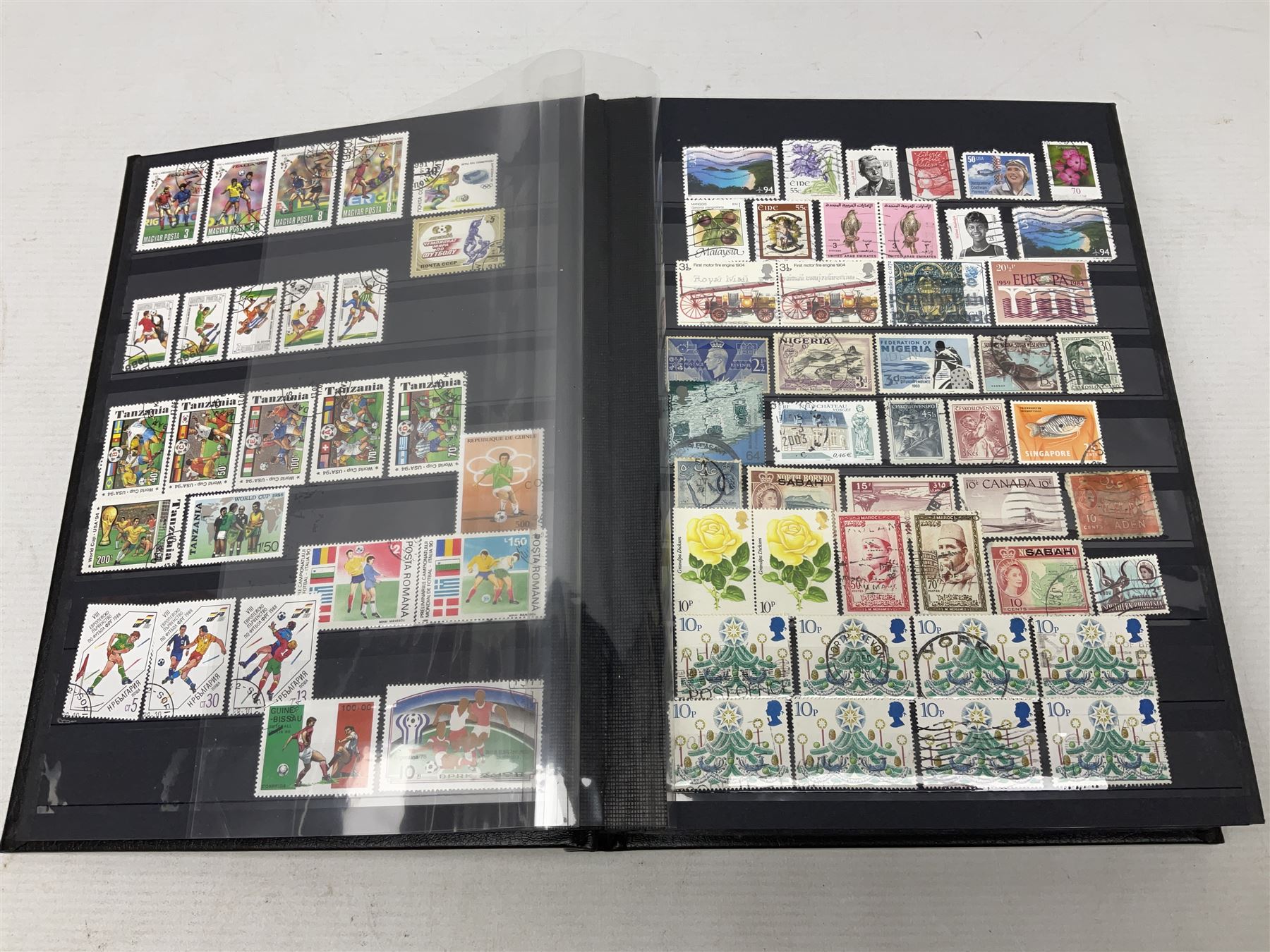 Stamps including first day covers relating to Diana Princess of Wales, small number of coin covers, Mercury 'Silk' covers, other first day covers many with printed address and special postmarks, Australia, Barbados, British Honduras, Germany, Jamaica and other World stamps, housed in albums, folders and loose, in one box