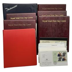 Great British first day covers, in seven ring binder folders and loose