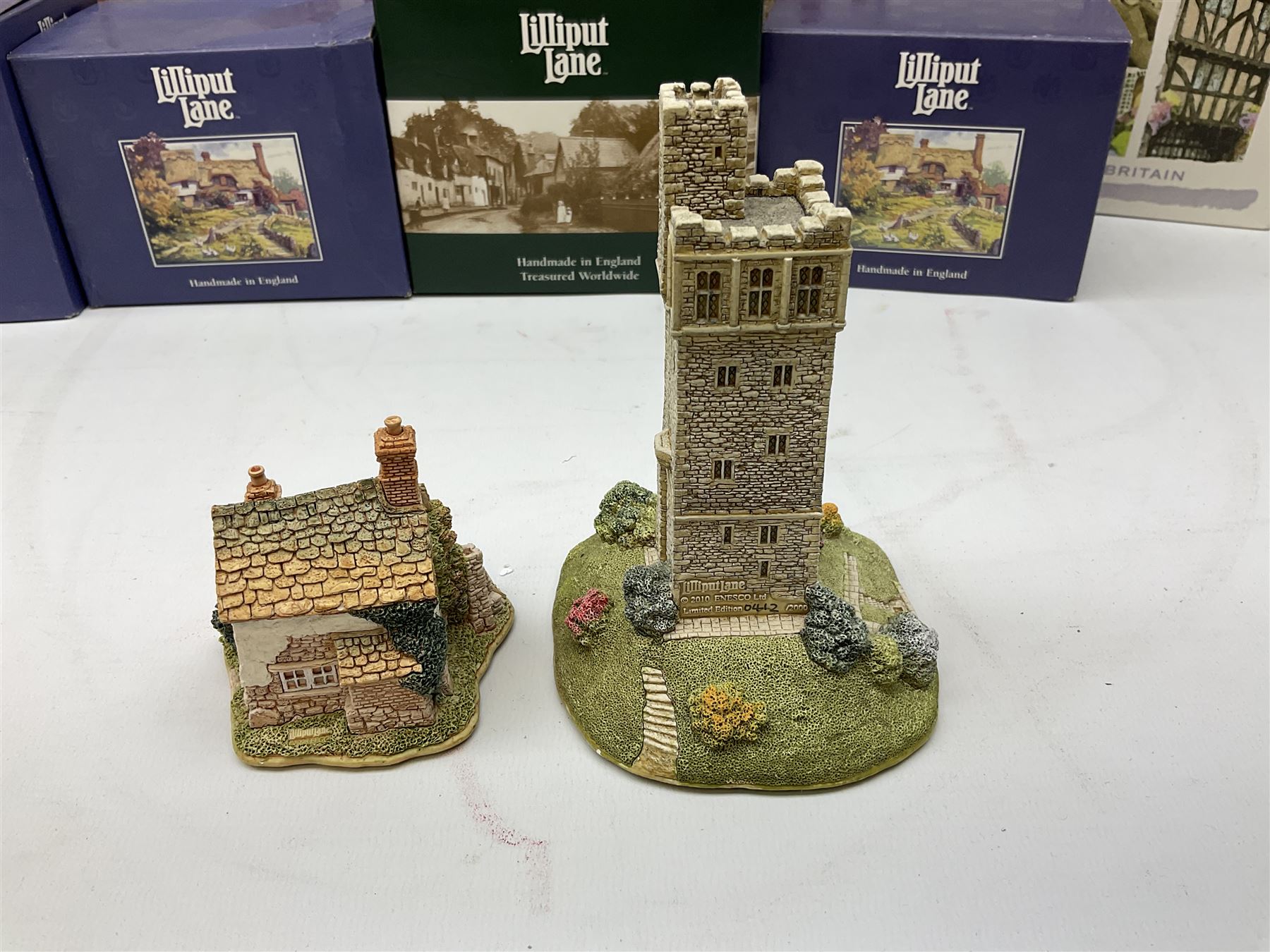Twelve Lilliput Lane models to include The 1994 Anniversary