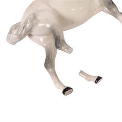 Beswick horse figure 1374, together with two other Beswick horses, Royal Dux Elephant and one other 
