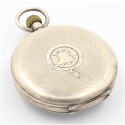  Limit 8 days silver pocket watch with London import marks 1919    