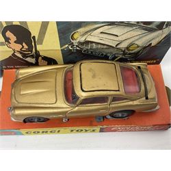 Corgi die-cast model No.261 Special Agent 007 James Bond's Aston Martin D.B.5. from the James Bond film 
