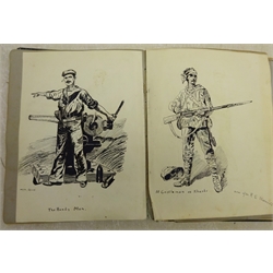 Emily Hilda Rix (Nicholas) (Australian 1884-1961): Girl in a Red Jumper, watercolour signed and dated 'S.S. Runic 4.09. (07)', 22cm x 15cm (album)



Provenance: the sketch is included within a comprehensive and interesting album of sketches, poems, verses and autographs compiled by Theodora (Brodie) Harris-Rivett between 1898 and 1913, who was the granddaughter of Mr Justice Fisher KC and married Rev. AJE Harris-Rivett of Glenrowan, Melbourne, Australia in 1903. It is recorded that Hilda Rix, who studied under leading Australian Impressionist, Frederick McCubbin, at the National Gallery of Victoria Art School from 1902 to 1905 and was an early member of the Melbourne Society of Women Painters and Sculptors, later a friend of Henri Matisse, travelled to Europe on the SS Runic in 1907. Interestingly there is also included a four page poem 'The Absent Minded Beggar' by Rudyard Kipling, who at that time lived in Cape Town where the SS Runic docked on it's voyage to London