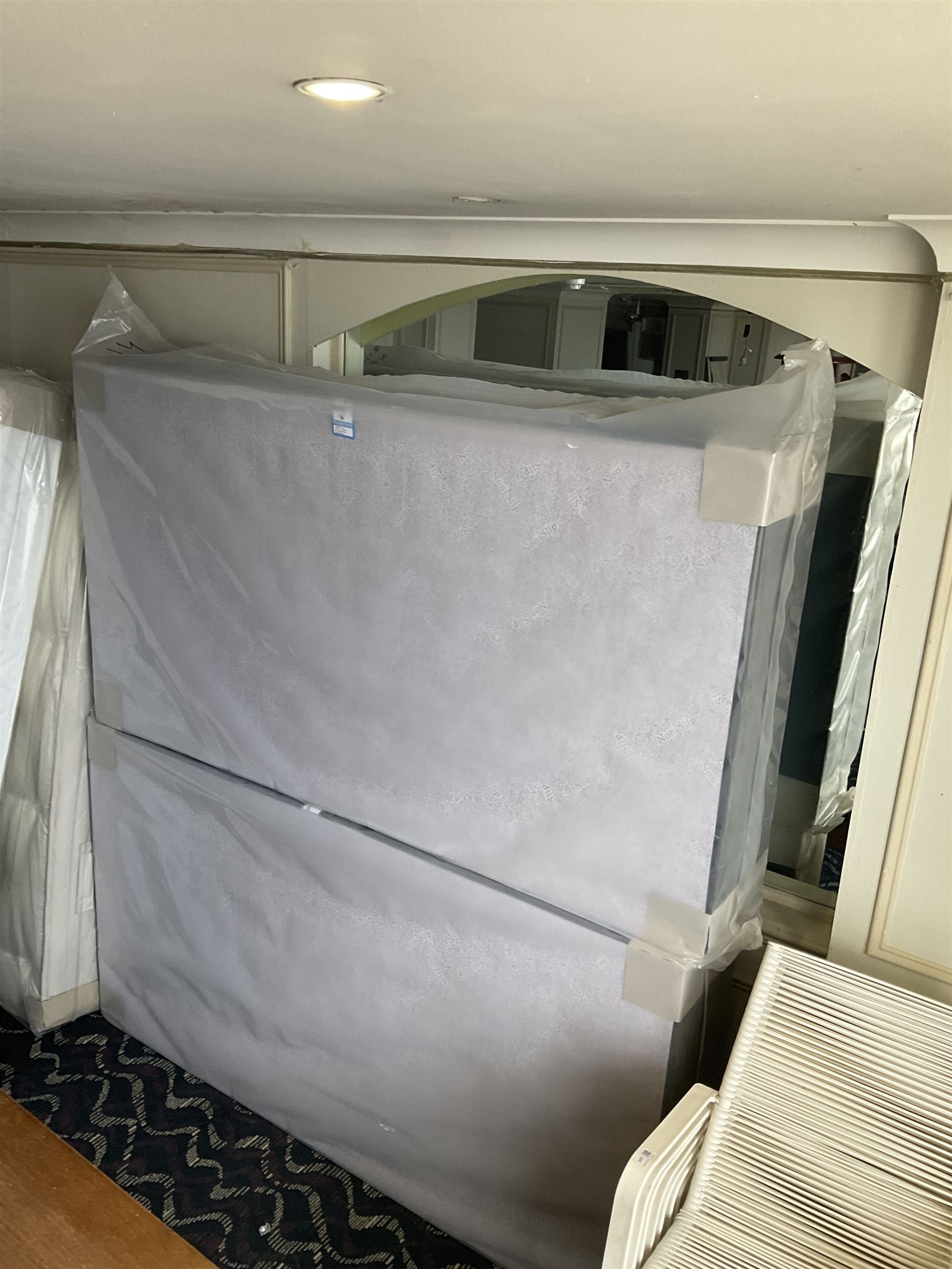 6' Super King divan bed - unused- LOT SUBJECT TO VAT ON THE HAMMER PRICE - To be collected by appointment from The Ambassador Hotel, 36-38 Esplanade, Scarborough YO11 2AY. ALL GOODS MUST BE REMOVED BY WEDNESDAY 15TH JUNE.