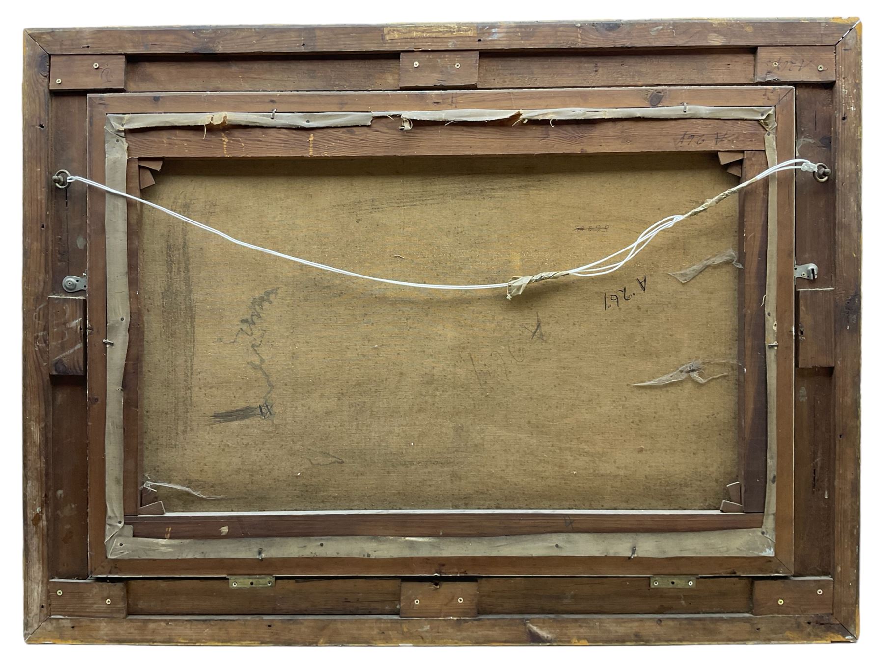 Ernest Charles Walbourn (British 1872-1927): Young Girl outside a Country Cottage, oil on canvas signed 60cm x 90cm