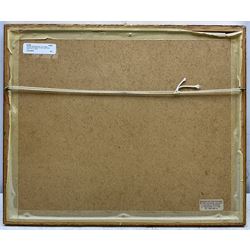 George Weatherill (British 1810-1890): Shipping Off Whitby at Sunset, watercolour signed 12cm x 20cm