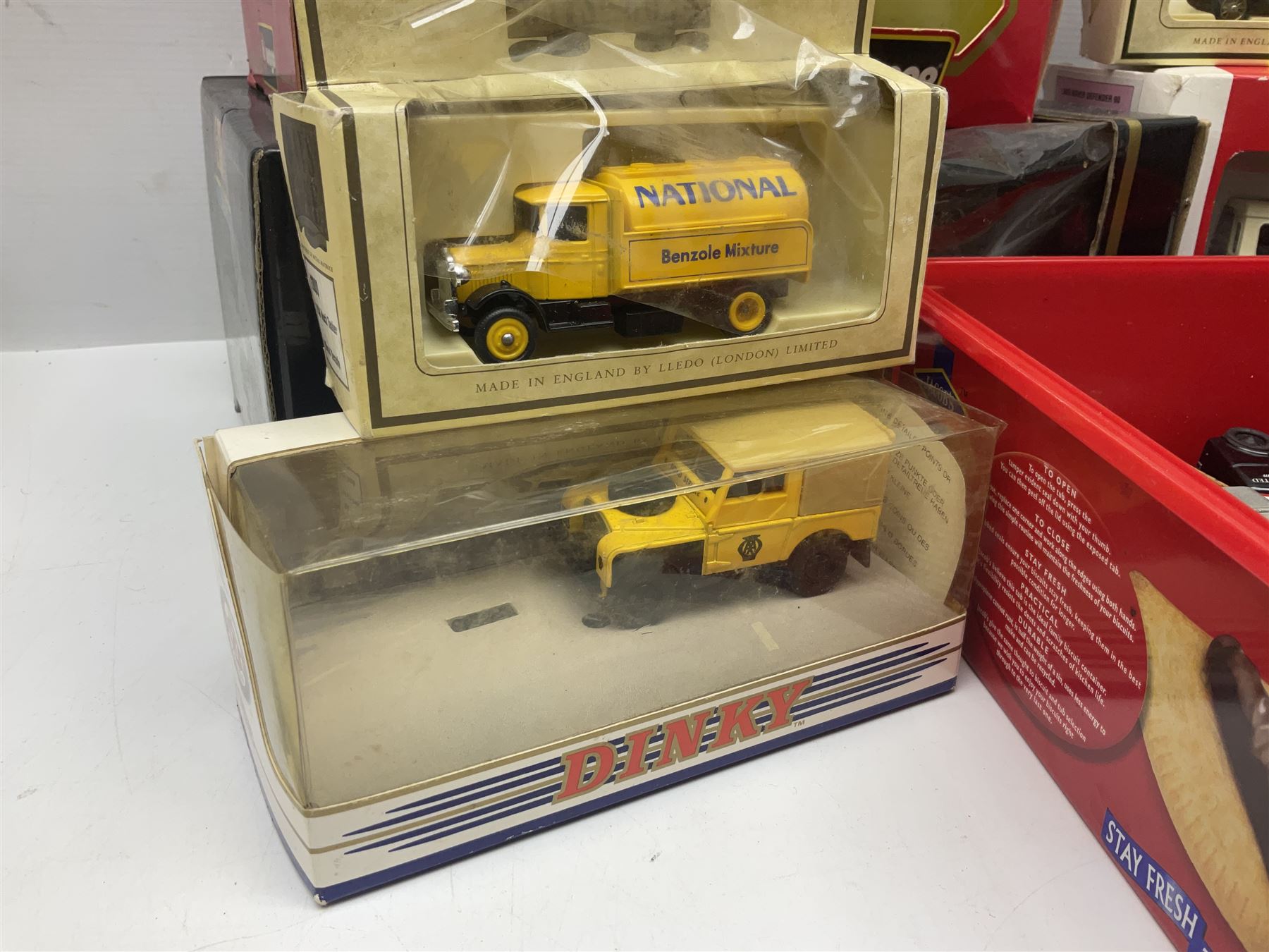 Boxed Bburago Jaguar XK 120 Roaster and Mercedes Benz SSK, together with other die-cast and model cars etc