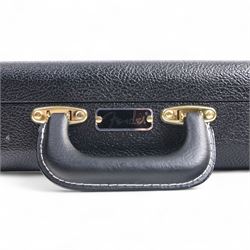 Fender Stories Collection Brent Mason Telecaster electric guitar in primer grey with maple neck and finger board with convertible Glaser Bender, made in Corona California, serial no. US22064029, contained within a G&G Fender hard case with orange interior, guitar L97.5cm