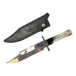 Large Bowie knife the 21cm steel blade m