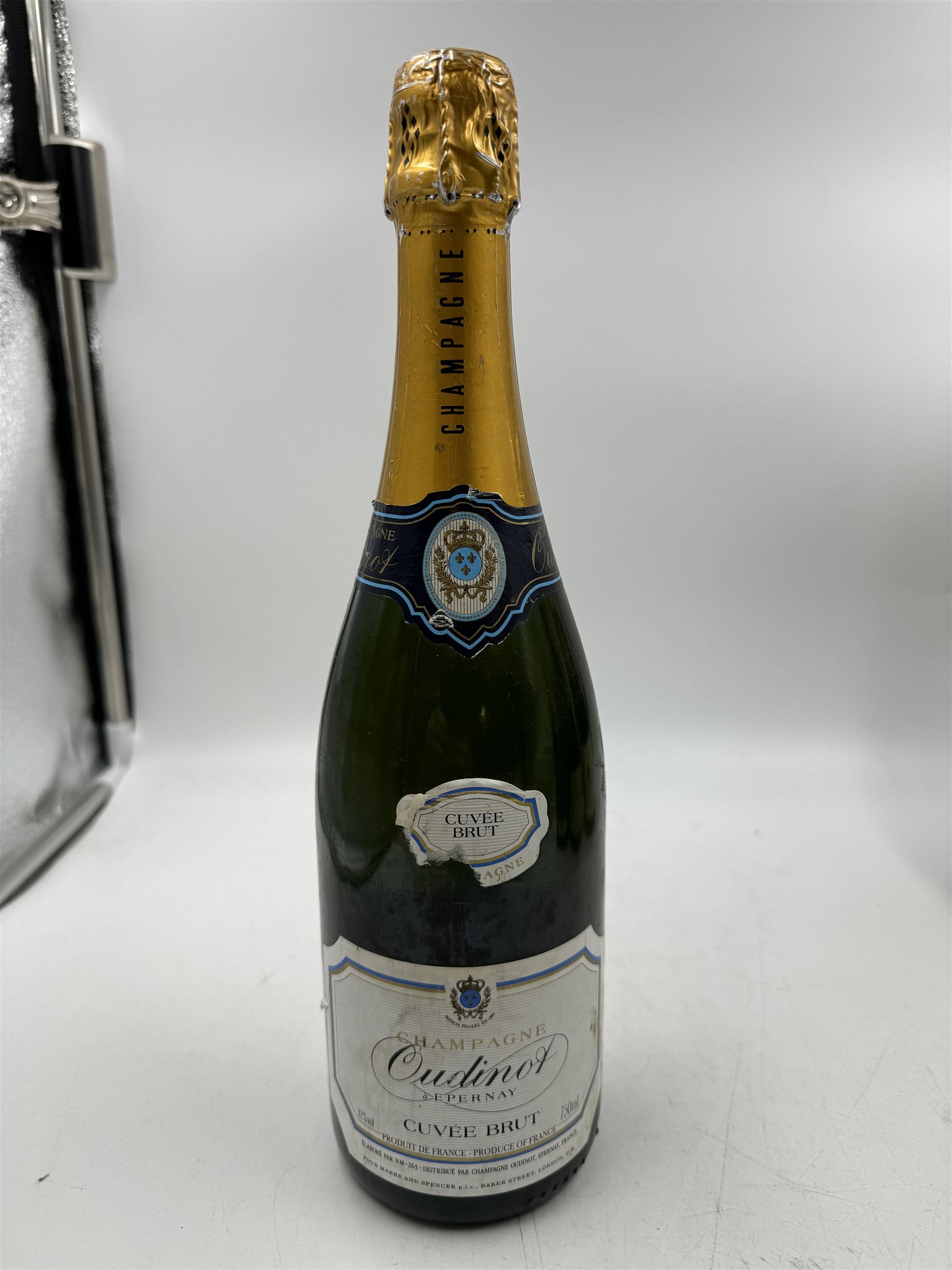 Mixed champagne; Chateau D'ay Ayala & Co 1919, Oudinot a Epernay, Antoine de Clevecy and Lanson Black Label, various contents and proof (4)