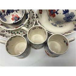 Emma Bridgewater ceramics, to include Christmas Joy Robin pattern meat platter, serving plate, bowl and two mugs, Anenome pattern jug, dinner plate, mug and three bowls, polka dot pasta bowl and two Wallflower pattern pasta bowls, largest D33.5cm