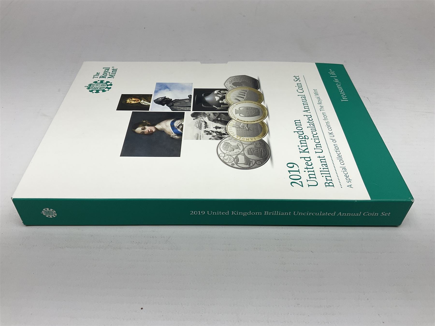 The Royal Mint United Kingdom 2019 brilliant uncirculated annual coin set, in card folder