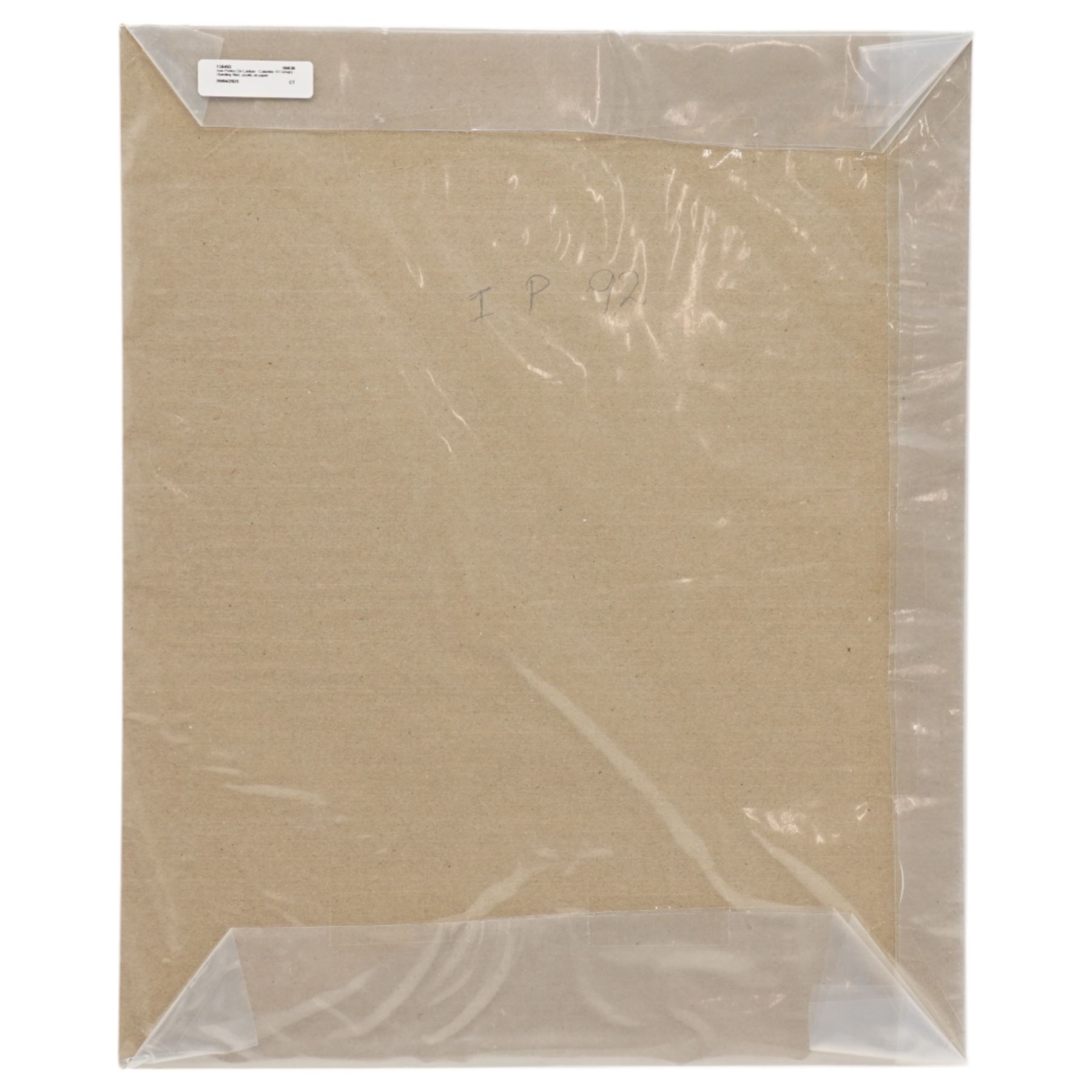 Ivan Peries (Sri Lankan - Columbo '43 Group): Standing Man (Indigo), watercolour on paper signed with initials and dated '82, 28cm x 18cm (unframed)

Notes: Ivan Peries was a founding member of the '43 group, a 20th century modern art group in Columbo (previously British Ceylon) in the mid-20th century. This and Lot 8 were part of a large series of similar works produced by Peries and begun in 1982, they are all dated '82 regardless of the production date in order to preserve continuity. The V&A museums contains three very similar works part of this series.

Provenance: The vendor was a very close friend of the artist and his family. These works were acquired from the wife of the artist - Veronica Peries, during the time she lived at Southend on Sea - UK.