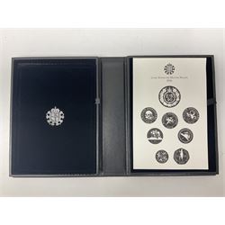 The Royal Mint United Kingdom 2016 proof coin set collector edition, cased with certificate