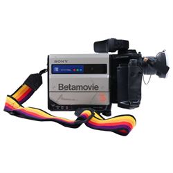 Sony BetaMovie BMC-100P camera, in carry case with instructions