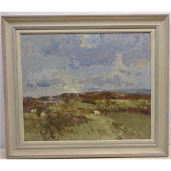  William B Dealtry (British 1915-2007): Moorland Light, oil on board signed, titled on artists label verso 49.5cm x 59.5cm  