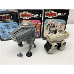 Star Wars - Return of the Jedi Scout Walker Vehicle, Speeder Bike Vehicle and Vehicle Maintenance Energiser; together with The Empire Strikes Back Cap-2 Captivator and MTV-7 Multi-Terrain vehicle; and Waddingtons 1977 Star Wars Entering the City jig-saw puzzle; all boxed (6)