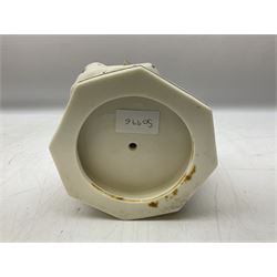 Hummel figure of a praying Saint together with a figure of a seated girl with deer, largest H40cm (2)