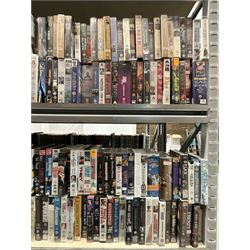 Ten bay of vintage VHS videos, approx. 1500 - viewing and collection at Duggleby Storage, YO11 3TX