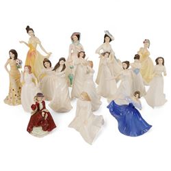 Royal Doulton figures, including Georgia, Ninette, Joy, Julia etc 