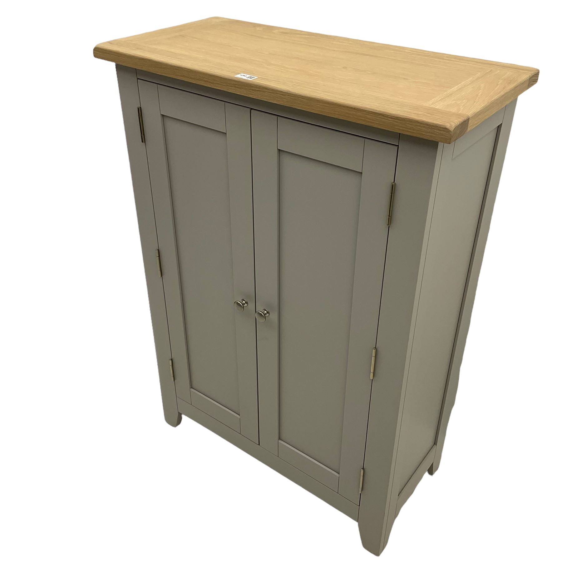 Cotswold Company shoe grey finish with oak top The