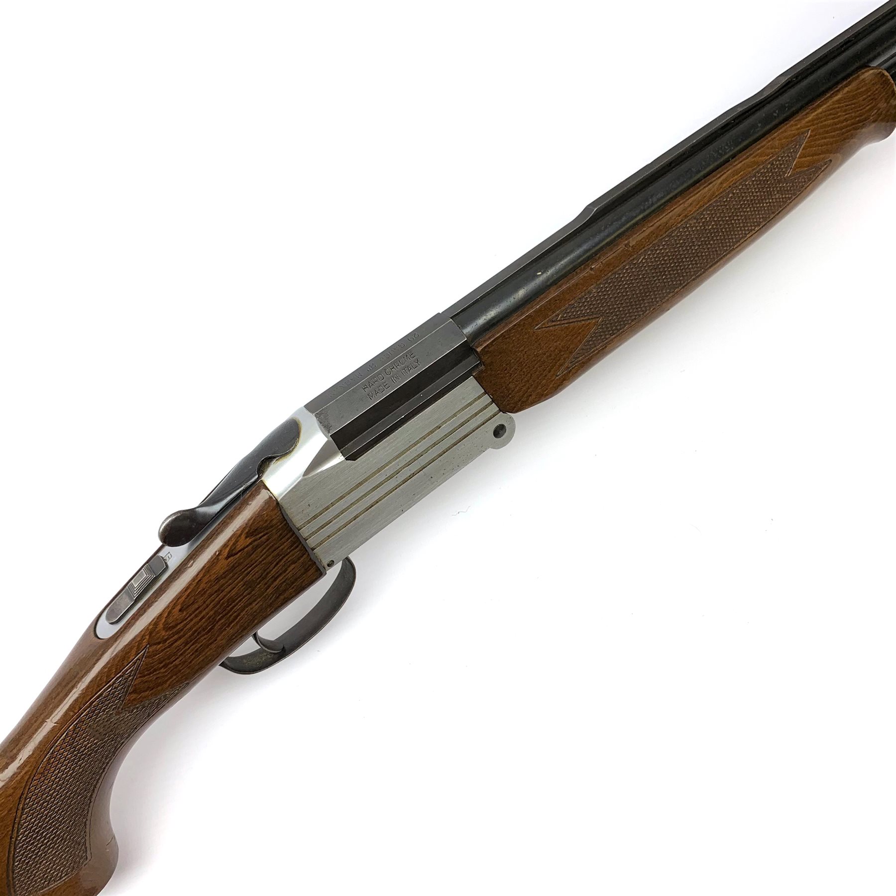 Italian Investarm 20-bore boxlock non-ejector folding over-and-under double barrel shotgun with walnut stock and 71cm barrels, No.331297, L111cm overall SHOTGUN CERTIFICATE REQUIRED