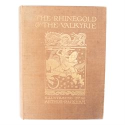Richard Wagner; The Rhinegold & The Valkyrie with illustrations by Arthur Rackham, 1910 first edition, together with Arthur Rackham; Rackham's colour Illustrations for Wagner's Ring