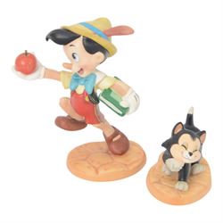 Four Disney Classics Collection figures, comprising Bold Bernard, Preening Prince, Goodbye Father and Say Hello to Figaro, all boxed with certificates of authenticity