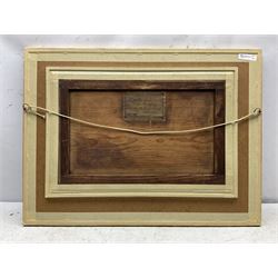 William Wardlaw Laing (exh.1882-1922): 'A Fallow Field' - laying clay pot drainage system, watercolour signed, original title label verso with  artist's Liverpool address 34cm x 53cm