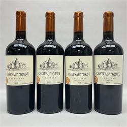 Château de la Grave ‘Caractère', 2019, Côtes de Bourg, 750ml, 14% vol, eight bottles 