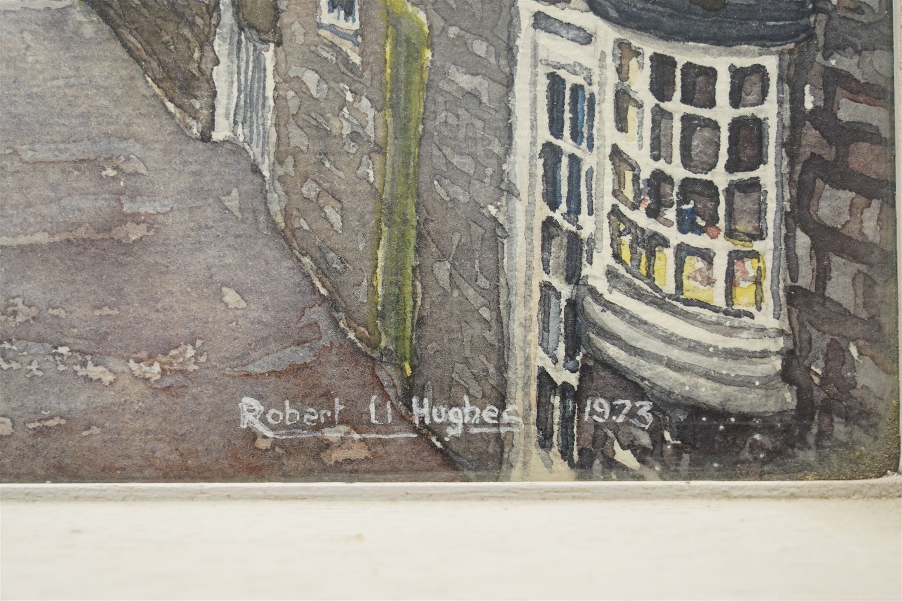 Robert Hughes (English School 20th Century): 'Springtime at St. Gregory's - Bedale - Yorks', signed and dated 1973, 39cm x 59cm