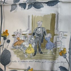 Hermes La Comtesse de Segur silk scarf, 90cm x 90cm