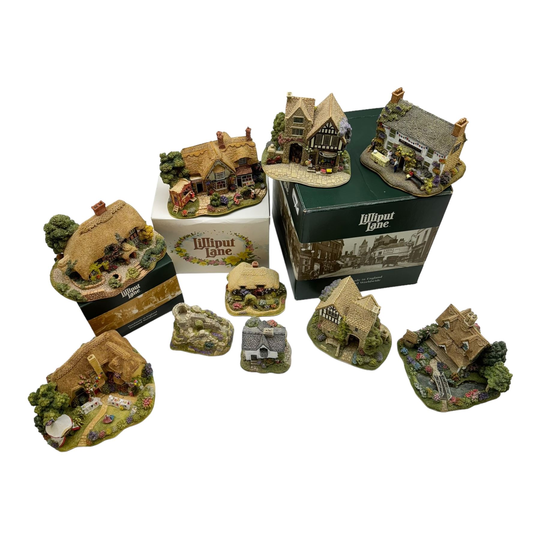 Ten Lilliput Lane models | Wood, Metal & Other Decorative Objects