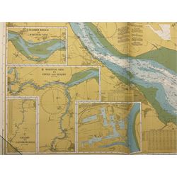 Two late 20th century charts of the River Humber entitled 'River Humber and the River Ouse and Trent' 1993 and 'River Humber Spurn to Barton Haven' (rolled)