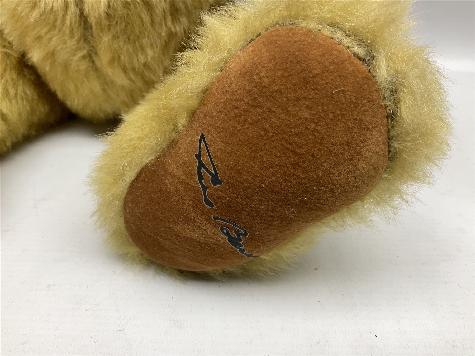 Four modern limited edition teddy bears - two by Russ Berrie, 'Hanley' H56cm and 'Barrymore'; Hermann with growler mechanism; and Northumberland Bearcraft 'Seaton' No.24/50 (4)