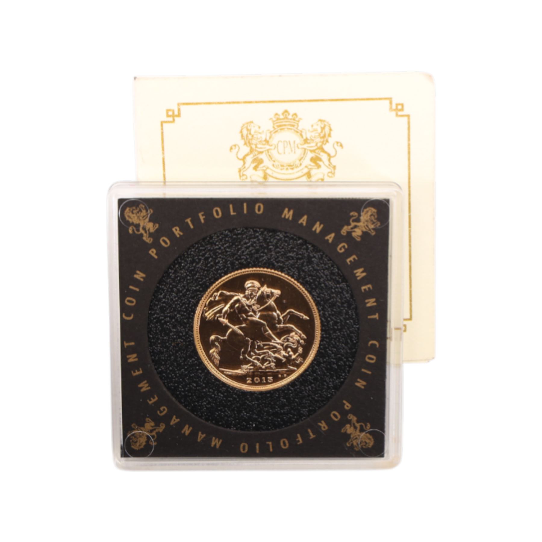 Queen Elizabeth II 2015 gold full sovereign coin
