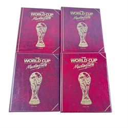 Four 1974 World Cup Masterfile stamp albums