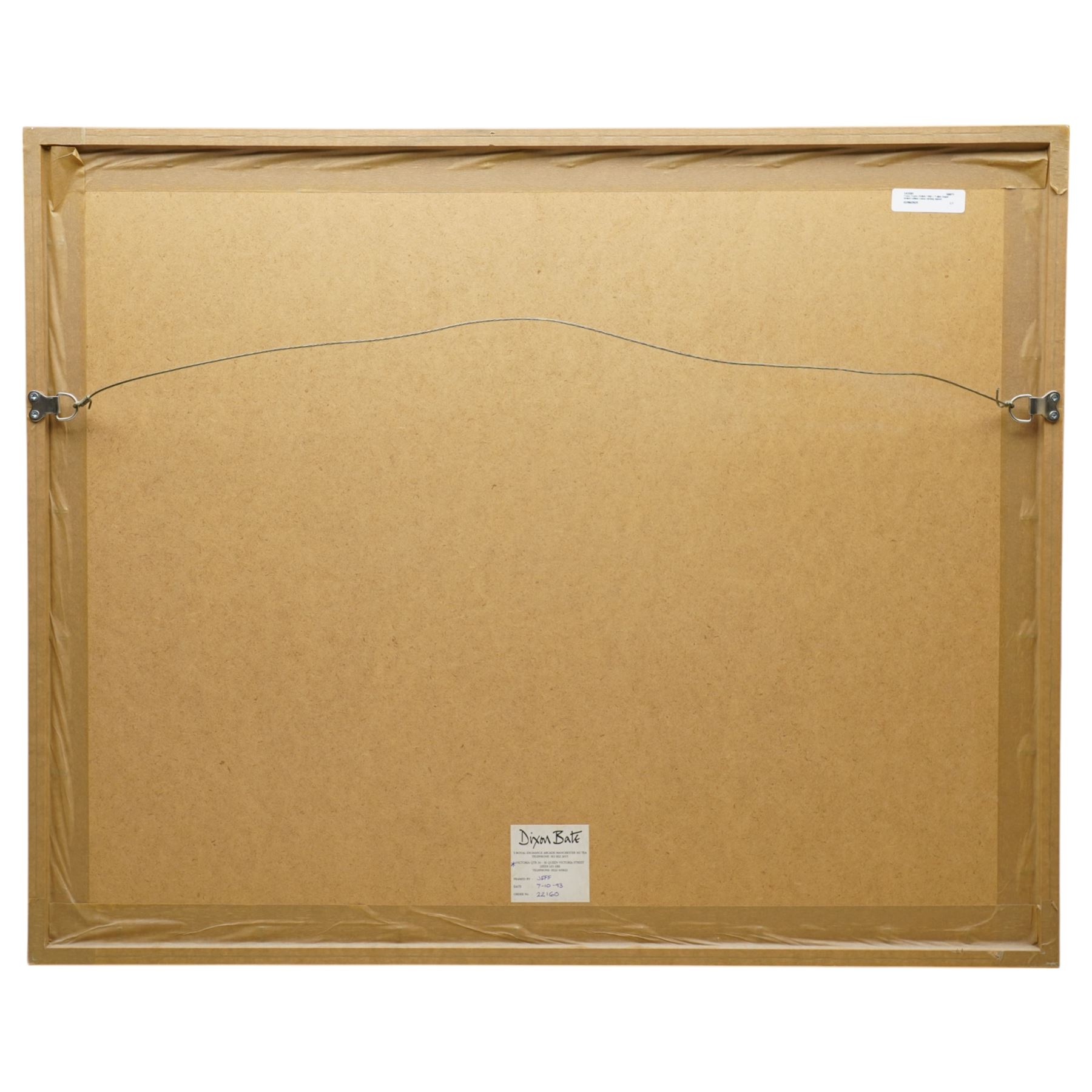 Freya Payne (British 1968-): 'Fallen Angel', limited edition colour etching signed titled and numbered 1/4 in pencil 45cm x 61cm