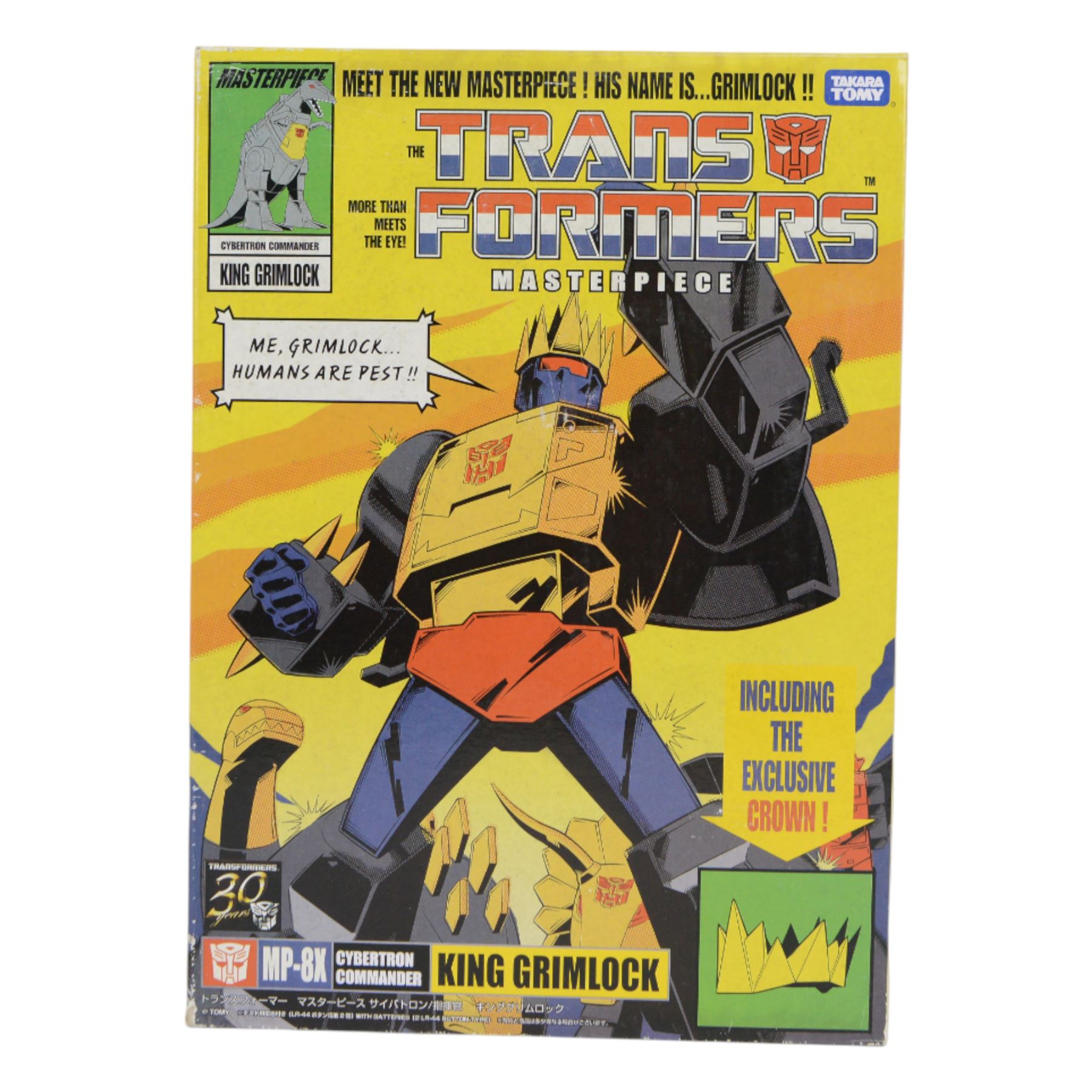 Takara Tomy Hasbro Transformers Masterpiece MP-8X King Grimlock, boxed