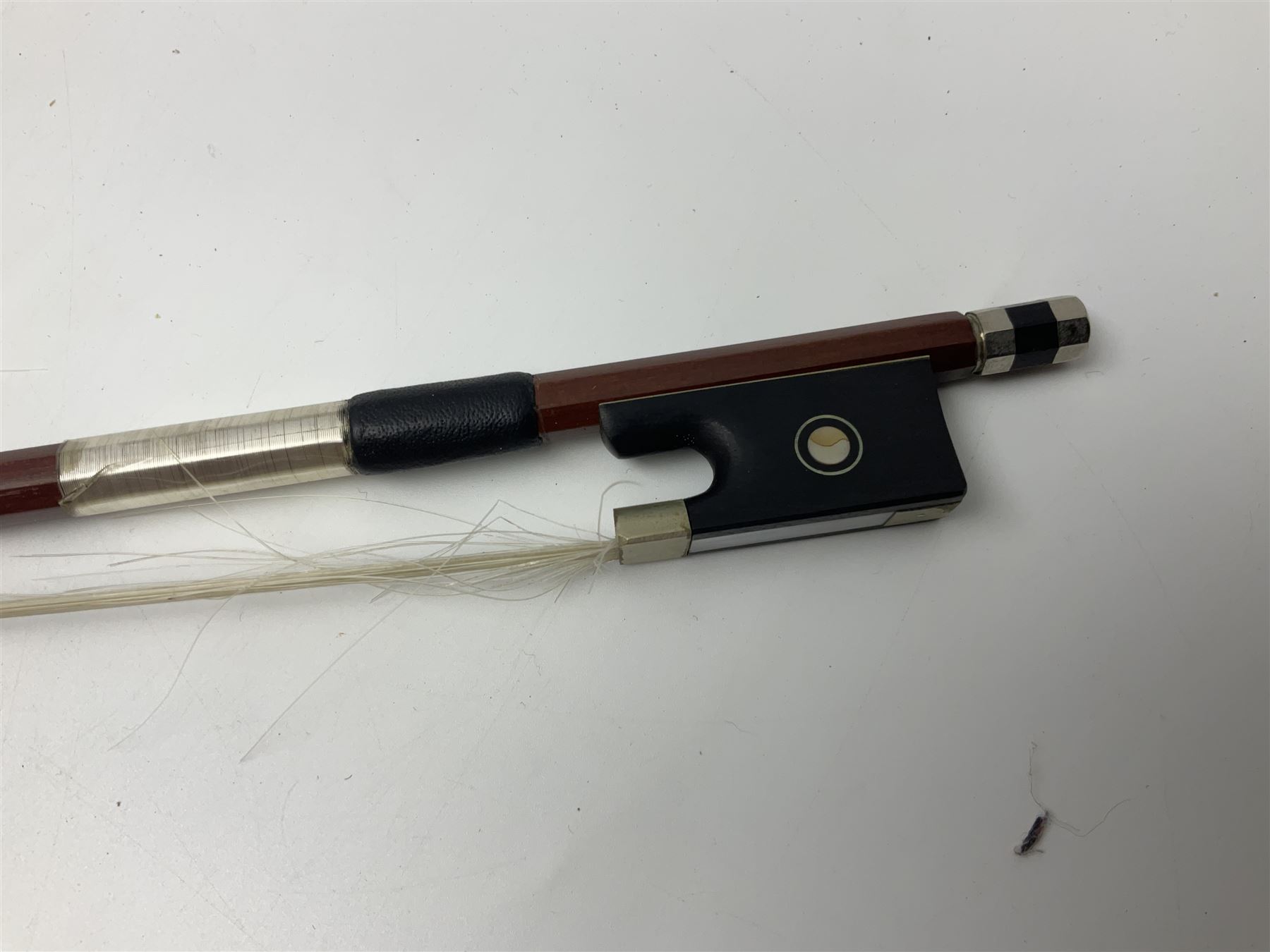 Three Stentor Student violins - three-quarter size with 33cm two-piece back; and two quarter size each with 28cm two-piece back; each in carrying case with bow (3)