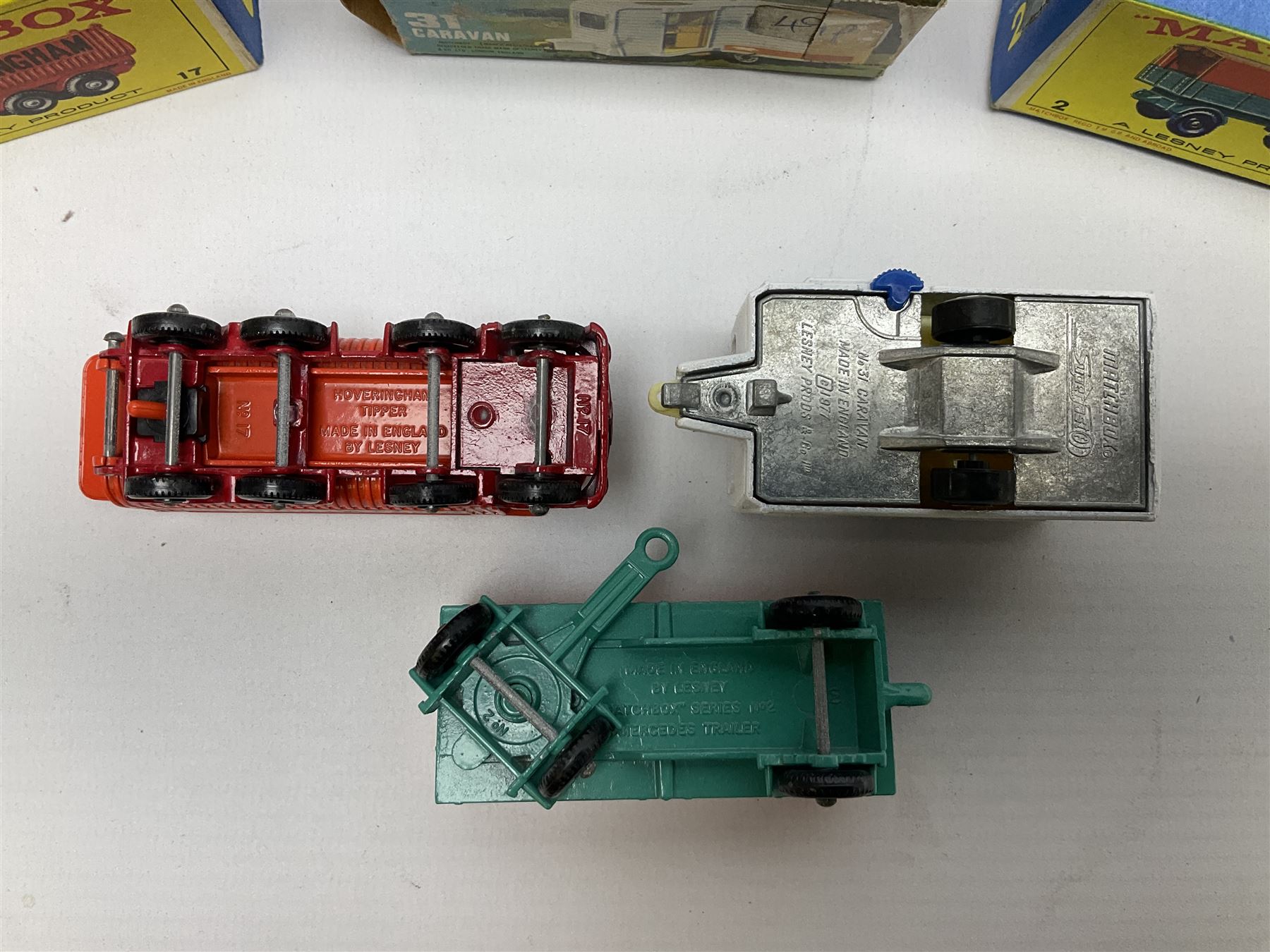 Matchbox 1-75 Series - Carry Case containing thirteen models comprising 2d, 5a, 8a, 9b, 10c, 11c, 13c, 14c, 17d, 25c, 27d, 28c and 31e (Superfast); all boxed