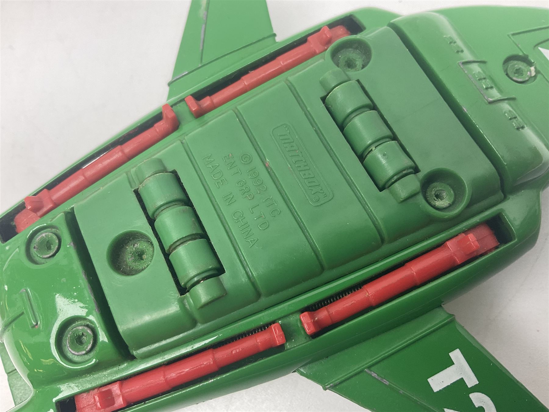 Thunderbirds collectables; Rimmer, S., ‘From Thunderbirds to Pterodactyls’ signed first edition hard back book with unclipped dust jacket; Thunderbirds 50th Anniversary limited edition Chess Set; Captain Scarlet talking keychain; Matchbox 1992 die-cast Thunderbird 1, 2, 3 and 4 models (7)