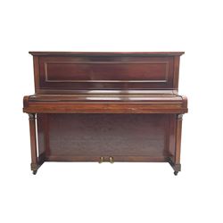 Challen - mahogany cased upright piano, circa 1920