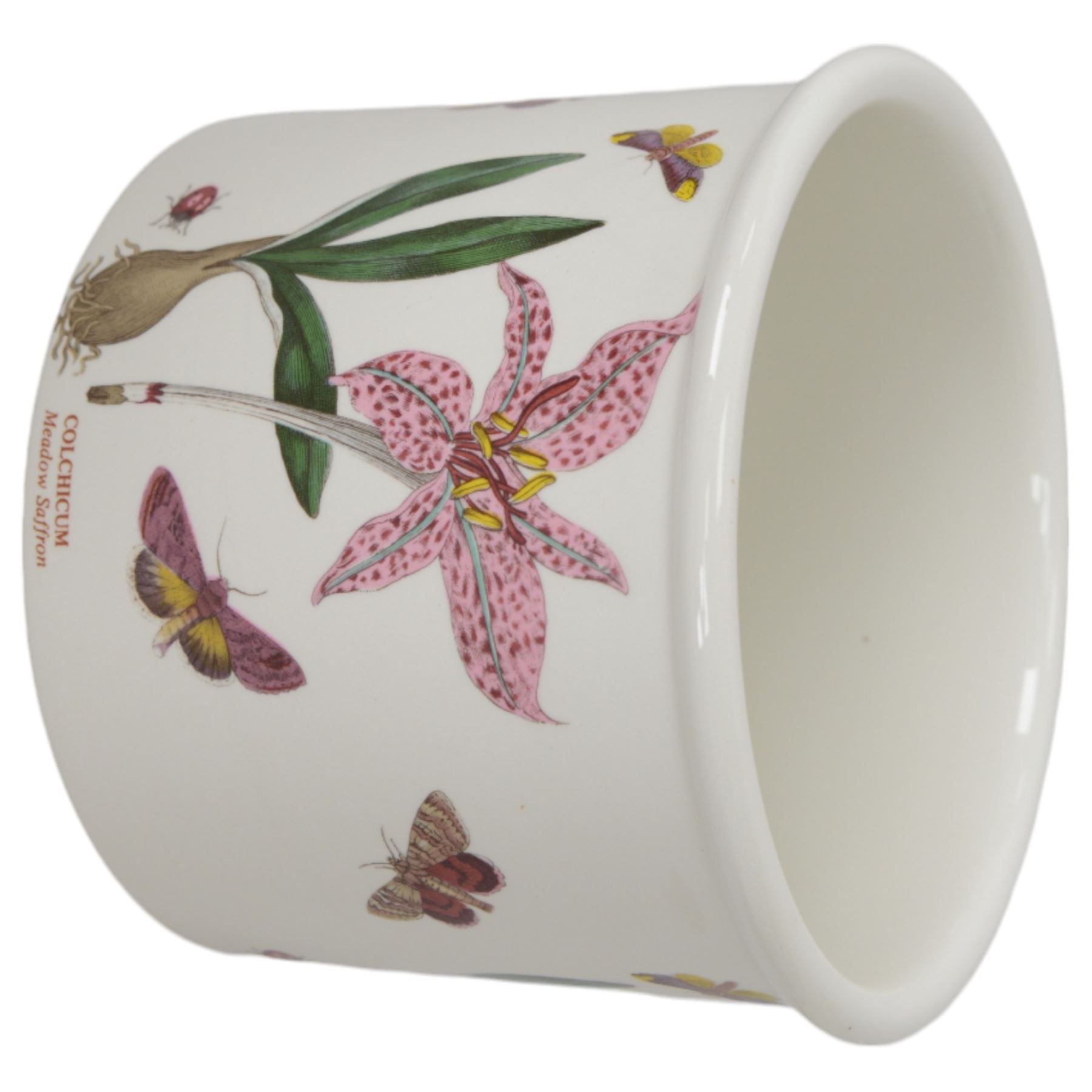 Portmeirion Botanic Garden pattern, including soup tureen and ladle, spice jars, flan dish, mixing bowls of various sizes etc