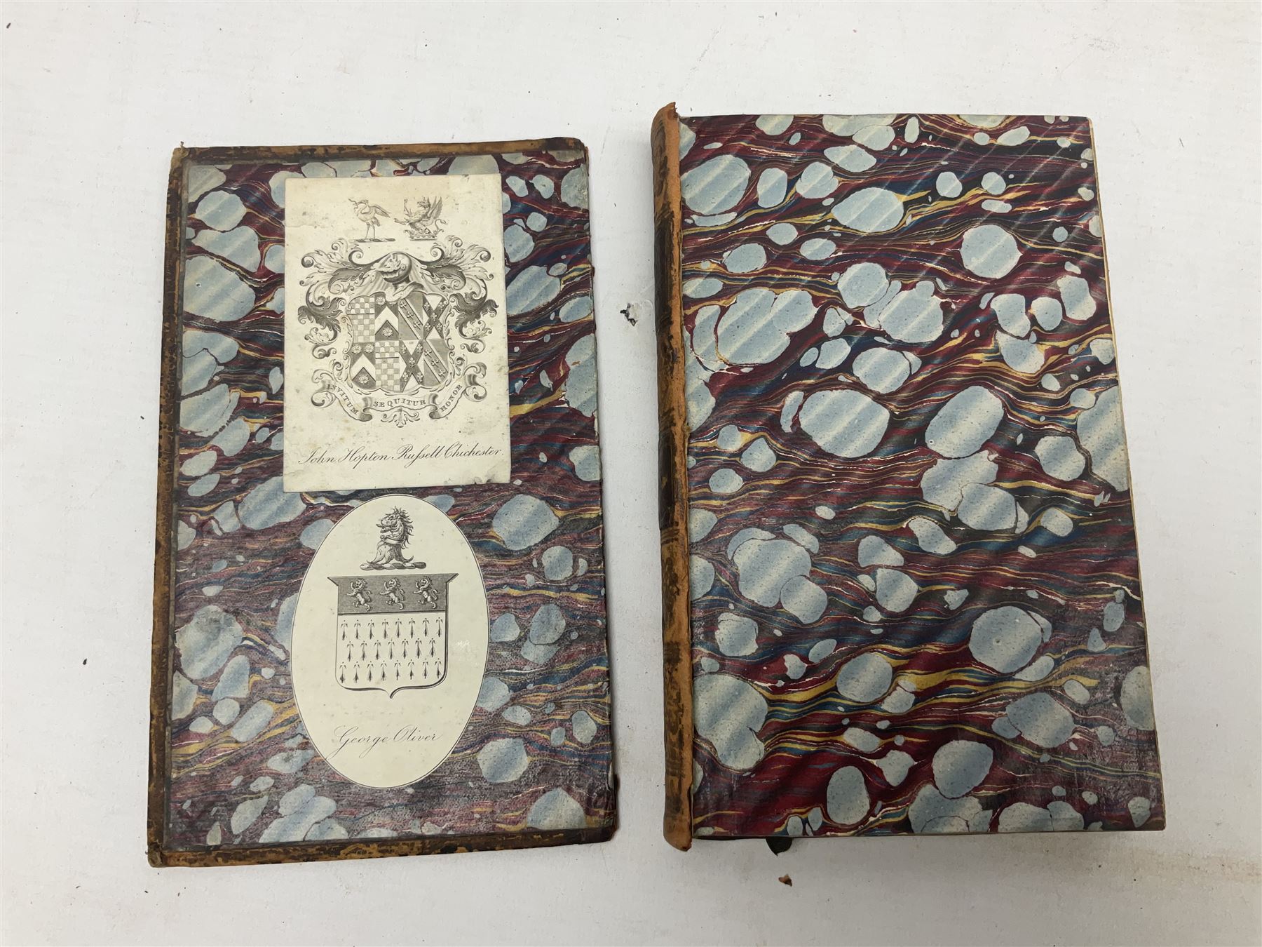  Coelebs; In Search of a Wife, fifth edition in two leather bound volumes London 1809, together with Tome Troisieme; Histoire De Gils Blas De Santillane, two leather bound volumes Paris 1831 and Dramatic Miscellanies one leather bound volume London 